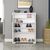 Stewehome Ντουλάπα Παπουτσιών Lupa Λευκή με 2 Πόρτες 72x35x97 cm 231814 |  Παπουτσοθήκες στο espiti