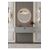 Stewehome Ντουλάπι κονσόλα MDF τοίχου με πόρτα 50x26x26 cm 367215 |  Βιτρίνες - Έπιπλα εισόδου στο espiti