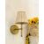 Stewehome Boho Ρατάν Χειροποίητο Ασύρματο Led Απλίκ Εσκιτμέ 14x21x21 cm 530034 |  Απλίκες στο espiti