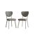 Stewehome Καρέκλα Τραπεζαρίας Elma Babyface Γκρι Ανοιχτό 42x45x100 cm 979195 |  Καρέκλες στο espiti