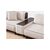 Stewehome Tetra Σετ Καναπέδων 3+3+1 Με Κρεβάτι &amp; Ξύλινες Λεπτομέρειες Κρεμ / Καφέ 230x100x70 cm 267451 |  Καναπέδες στο espiti