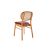 Stewehome Linda καρέκλα τραπεζαρίας οξιά ψάθα καφέ 47x59x82 cm 832229 |  Καρέκλες στο espiti