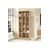 Stewehome Βιβλιοθήκη με 15 ράφια από μελαμίνη 180 cm Καφέ 76x25x180 cm 972768 |  Βιβλιοθήκες στο espiti