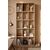 Stewehome Βιβλιοθήκη με 15 ράφια από μελαμίνη 180 cm Καφέ 76x25x180 cm 972768 |  Βιβλιοθήκες στο espiti