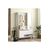 Stewehome Σκανδιναβικός λευκός μεταλλικός πορτμαντό με καθρέφτη και μεταλλικά πόδια από σανίδα μελαμίνης Λευκό 30x20x178 cm 899040 |  Καλόγεροι -Κρεμάστρες στο espiti
