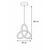 Stewehome Asya Λευκό Κρεμαστό LED Φωτιστικό Οροφής 80x24 cm 893895 |  Οροφής στο espiti