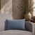 Μαξιλαροθήκη Norman 04 Denim Blue - 30x50cm με γέμιση 52019114 Teoran |  Μαξιλάρια διακοσμητικά στο espiti