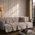 Ριχτάρι Αντιολισθητικό  Haaland 02 Beige - Μονοθέσιο 180x150cm 52019496 Teoran |  Ριχτάρια στο espiti