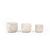 Κεραμικό Κηροπήγιο Mingi White Classic Small (11x11x10) Soulworks 0630065 |  Βάζα στο espiti