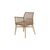 Καρέκλα Τραπεζαρίας με μπράτσα Thin Air Low Back Latte (61x59x79) Soulworks 0370070 |  Καρέκλες στο espiti