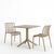 Τραπεζαρία Zoi Groovy pakoworld σετ 3τεμ cappuccino PP 80x80x74εκ |  Σετ τραπεζαρία κήπου στο espiti