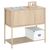 Κονσόλα ArteLibre MODERA Άγρια Δρυς MDF/Μελαμίνη/Μέταλλο 80x35x76cm 15340236 ArteLibre |  Συρταριέρες -Κονσόλες στο espiti