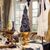 Beauty Home Χριστουγεννιάτικο Διακοσμητικό Δέντρο Βελούδινο Μπλε Σκούρο με Χρυσό Glitter Ø13 x 36,5 cm       |  Χριστουγεννιάτικα Διακοσμητικά στο espiti