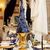 Beauty Home Χριστουγεννιάτικο Διακοσμητικό Δέντρο Βελούδινο Μπλε Σκούρο με Χρυσό Glitter Ø13 x 36,5 cm       |  Χριστουγεννιάτικα Διακοσμητικά στο espiti