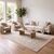 Beauty Home Σετ Κρεβατοκάμαρας 3τμχ Vision Art 9254 (67x140+67x140+67x220) Μπεζ       |  Χαλιά Κρεβατοκάμαρας στο espiti
