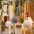 Beauty Home Χριστουγεννιάτικη Μπάλα με Βελούδινη Κορδέλα Ø8 cm  Πράσινο Αμυγδάλου     |  Χριστουγεννιάτικα Στολίδια στο espiti