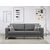 Stewehome Σετ καναπέδες 3+1 Berjer Μπεζ + Σκούρο γκρι 217x90x43 cm 710017 |  Καναπέδες στο espiti