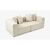 Stewehome Διθέσιος Καναπές Σαλονιού 2τμχ λευκό 220x110x70 cm 803436 |  Καναπέδες στο espiti