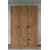 Stewehome Ντουλάπα 3 Πόρτες με 2 Συρτάρια Καρύδι 120x45x180 cm 737918 |  Ντουλάπες ρούχων στο espiti
