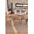 Stewehome Μασίφ Τραπέζι Καρυδιάς Slim 170x80x74.5 cm 520946 |  Τραπέζια στο espiti