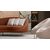 Stewehome Σετ σαλονιού Loft 3+3+1 με καμπύλο design και μεταλλικά πόδια -καφέ/ κρεμ 230x90x95 cm 569644 |  Καναπέδες στο espiti