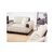 Stewehome Tetra Σετ Καναπέδων 3+3+1 Με Κρεβάτι &amp; Ξύλινες Λεπτομέρειες Κρεμ / Καφέ 230x100x70 cm 267451 |  Καναπέδες στο espiti