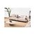 Stewehome Tetra Σετ Καναπέδων 3+3+1 Με Κρεβάτι &amp; Ξύλινες Λεπτομέρειες Κρεμ / Καφέ 230x100x70 cm 267451 |  Καναπέδες στο espiti