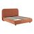 Κρεβάτι Salena pakoworld terracotta ύφασμα 160x200εκ |  Κρεβάτια στο espiti
