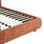 Κρεβάτι Salena pakoworld terracotta ύφασμα 160x200εκ |  Κρεβάτια στο espiti