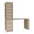 Γραφείο με βιβλιοθήκη Cliner pakoworld sonoma 140x50x180εκ |  Γραφεία στο espiti