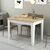 Stewehome Τραπέζι κουζίνας Λευκό / Δρυς 110x72x75 cm 145948 |  Τραπέζια στο espiti
