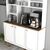 Stewehome Μποέμ Γωνιά με Ράφια και Ντουλάπια 120x35x203 cm 858880 |  Σετ Κουζίνες στο espiti