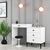 Stewehome Τραπέζι μακιγιάζ 124x40x84 cm 938586 |  Συρταριέρες -Κονσόλες στο espiti