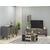 Stewehome BARE 3'li Σαλόνι Έπιπλο Τηλεόρασης Τραπεζάκι &amp; Μπουφές | Γκρι Ανθρακί Χρυσό 150x40x80 cm 165718 |  Φοιτητικα Πακετα στο espiti