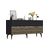 Stewehome Κονσόλα Ανθρακί Καρυδί Ασημί 150x40x80 cm 335902 |  Βιτρίνες - Έπιπλα εισόδου στο espiti