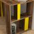 Stewehome Γραφείο μελέτης Καρυδιά / Κίτρινο 120x60x79 cm 372154 |  Γραφεία στο espiti