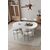 Stewehome Σετ Τραπεζαρίας με Τραπέζι Φαγητού Κουζίνας &amp; Καρέκλες λευκό 140x80x83 cm 258683 |  Σετ τραπεζαρίες στο espiti