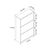 Stewehome Ντουλάπι Παπουτσιών 3 Θέσεων Καφέ 73.6x24x110 cm 865400 |  Παπουτσοθήκες στο espiti