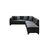 Stewehome Σετ γωνιακού καναπέ από ξύλο και λινό ύφασμα με αποθηκευτικό χώρο και δυνατότητα μετατροπής σε κρεβάτι (Κρεμ) 230x85x80 cm 388999 |  Καναπέδες γωνιακοί στο espiti
