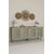 Stewehome Κονσόλα Bohem με PVC ψάθα 4 θυρών 180x40x75 cm 518948 |  Βιτρίνες - Έπιπλα εισόδου στο espiti