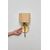 Stewehome Boho Ραφία Οβάλ Χειροποίητο Led Απλίκ Εσκιτμέ Gold 24x30x30 cm 778126 |  Απλίκες στο espiti
