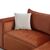 Stewehome Γωνιακός Καναπές Καθιστικού Κεραμιδί 220x150x66 cm 613130 |  Καναπέδες γωνιακοί στο espiti