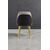Stewehome Καρέκλα Dual Babyface Γκρι με Χρυσά Πόδια 44x45x105 cm 533600 |  Καρέκλες στο espiti