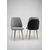 Stewehome Καρέκλα Dual Babyface Γκρι με Χρυσά Πόδια 44x45x105 cm 533600 |  Καρέκλες στο espiti