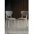 Stewehome Καρέκλα Τραπεζαρίας Elma Babyface Γκρι Ανοιχτό 42x45x100 cm 979195 |  Καρέκλες στο espiti