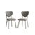 Stewehome Καρέκλα Τραπεζαρίας Elma Babyface Γκρι Ανοιχτό 42x45x100 cm 979195 |  Καρέκλες στο espiti