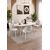 Stewehome Σετ Τραπεζαρίας Traverter Λευκό Μοντέρνο 170x90x75 cm 446699 |  Σετ τραπεζαρίες στο espiti