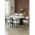 Stewehome Σετ Τραπεζαρίας 6 Ατόμων Polo Λευκό Μαύρο 170x90x75 cm 631896 |  Σετ τραπεζαρίες στο espiti