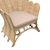 Πολυθρόνα Fragia Inart με μπεζ μαξιλάρι-φυσικό rattan 85x96x120εκ |  Πολυθρόνες κήπου στο espiti