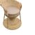 Πολυθρόνα Rea Inart με μπεζ μαξιλάρι-φυσικό rattan 92x75x140εκ |  Πολυθρόνες κήπου στο espiti